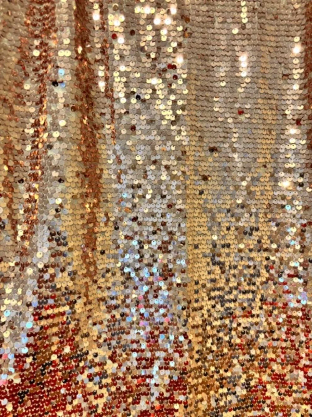 BloomChic Sequin Patchwork Adjustable Straps Cami Top 14 - 16 /1X - Picture 2 of 3